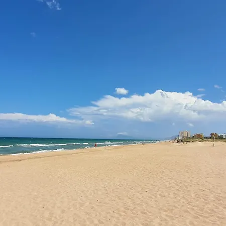 Apartamento Con Gran Terraza, Piscina Y Con Vistas Al Mar, A Solo 50 M De La Playa Daimus Exterior photo